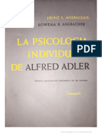 La Psicologia Individual Adler Ansbacher PDF