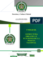 Unidad Iii. Estructura Organica y Funciones de La Policia Nacional