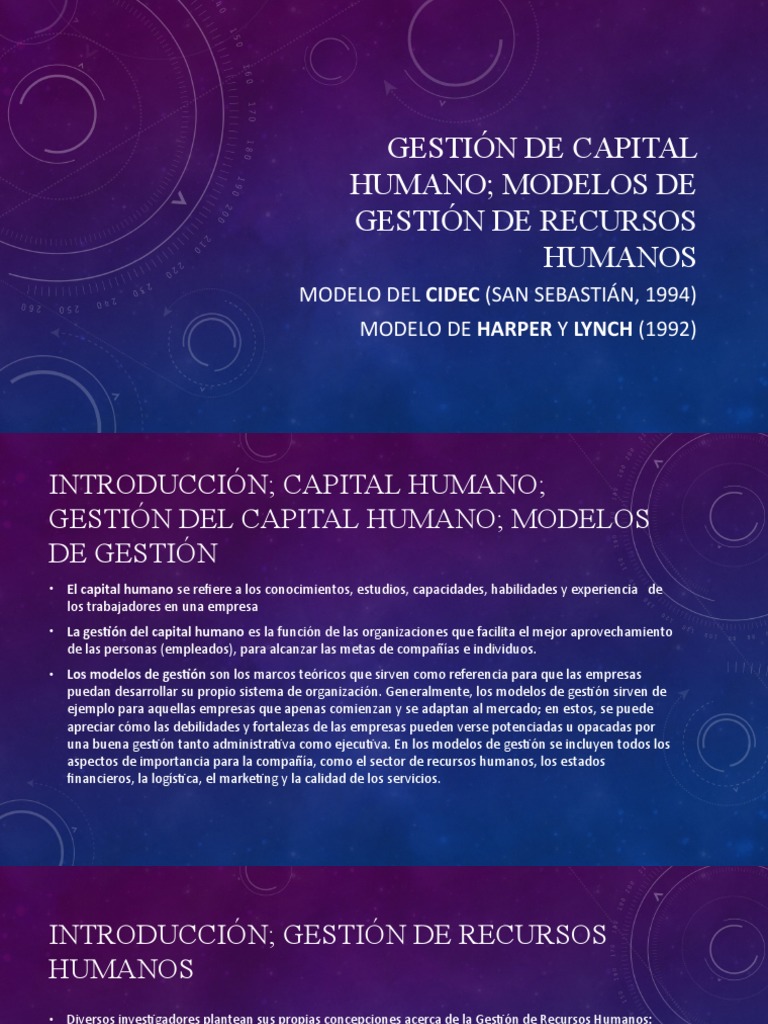 Modelos de Gestión de Recursos Humanos | PDF | Gestión de recursos humanos  | Planificación