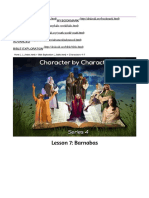 Barnabas - Lesson 7 in Character by Character, Series 4