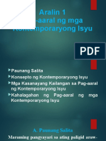 Aralin 1 Kahalagahan NG Pag...