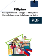 Filipino4 q1 Mod14 Kasingkahuluganokahuluganngsalita v3