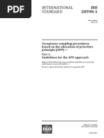 ISO Sampling Plans Iso2859 1 | PDF