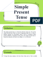 Simple Present Tense Group 3