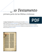 Antiguo Testamento - Wikipedia, La Enciclopedia Libre