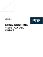 MF - LECCIÓN 01 - ÉTICA, DOCTRINA Y MÍSTICA - MF - REFORZAMIENTO