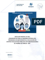 CIRCULAR DIGEPSA 24-2021 GRATUIDAD DE LA EDUCACION