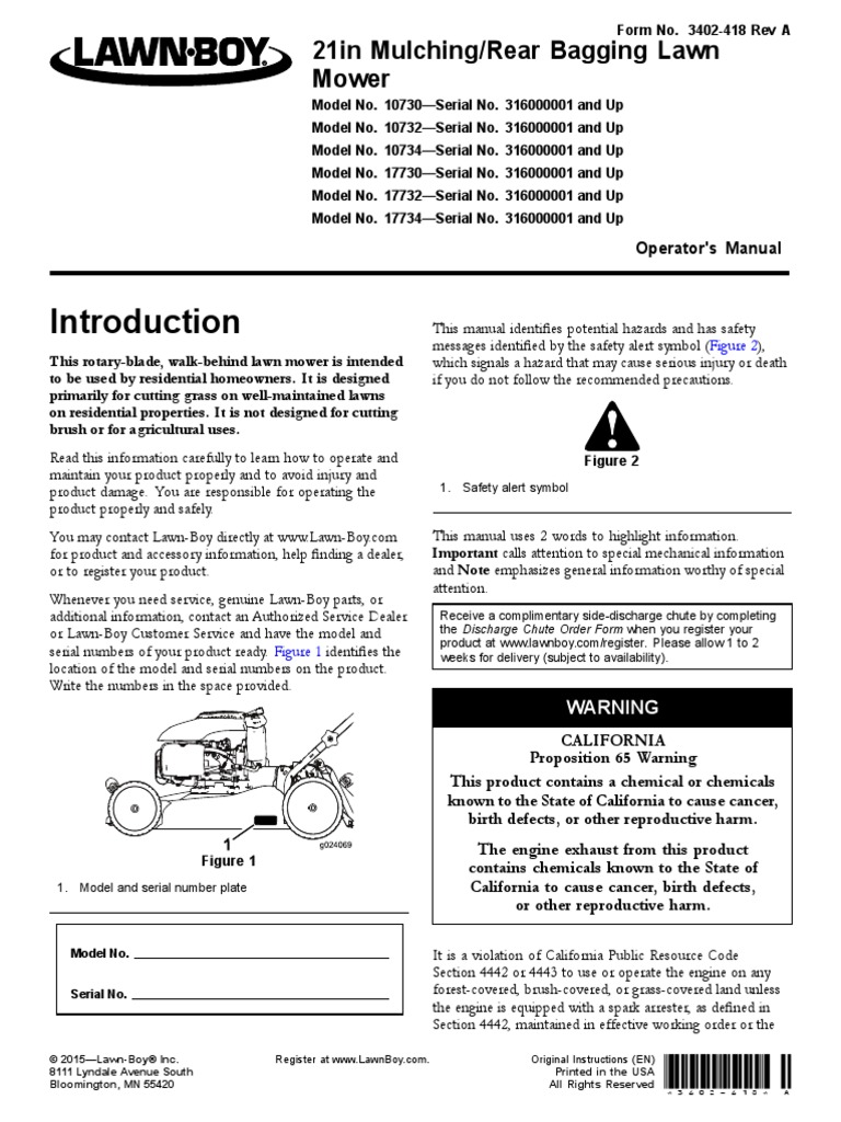 Lawnboy Mower Manual Download Free PDF Gasoline Mower