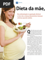DIETA DA MÃE, SAÚDE DO FILHO