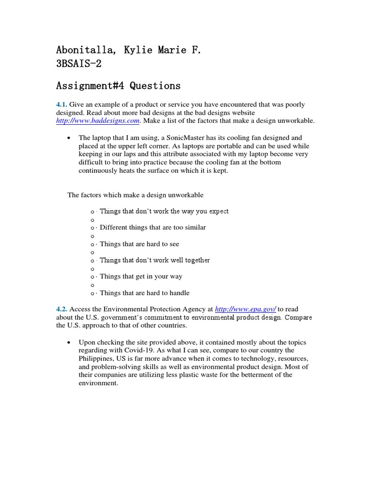 Poor Design Analysis and Sustainability Insights | PDF | Sustainability ...