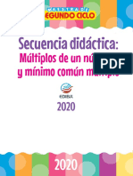 Secuencia Didáctica:: Múltiplos de Un Número y Mínimo Común Múltiplo