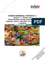 Stem-General Physics 1: Relationship Among Momentum, Impulse, Force, and Time of Contact in A System