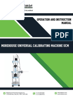 Universal Calibrating Machines UCM Manual PM-5201