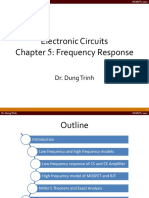 Electronic Circuits Chapter 5: Frequency Response: Dr. Dung Trinh