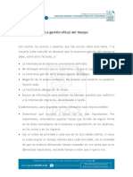 Documento - La Gestión Eficaz Del Tiempo - CC54