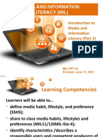 Understanding MIL: Introduction to Media and Information Literacy