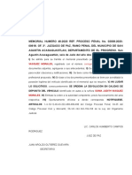 Devolucion de Vehiculos 02008-2020-00618 Of. Policia 3ro Auto