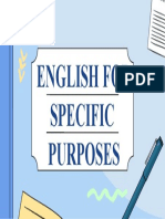 English For Specific Purposes