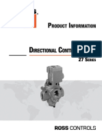 ROSS Pneumatic Directional Control Valves 27 Series