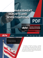 Sexual Harassment Reports and Investigations