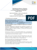 Guía de Actividades y Rubrica de Evaluación - Fase 5 - Comunicación. Modelo de Negocio CANVAS