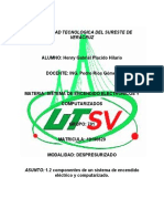 1.2 Componentes de Un Sistema de Encendido Eléctrico