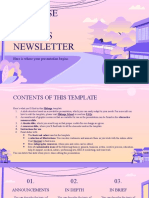 Japanese Pastel Streets Newsletter by Slidesgo