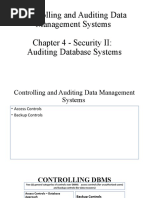 Lesson D - 2 Ch04 Controlling and Auditing Data Management Systems