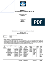 SILABUS MATEMATIKA 5A Semester 1 Kurikulum 2013 Revisi 2018