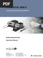 Ersa DIGITAL 2000 A: Lötstation/Soldering Station