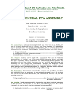 Asma First General Pta Assembly Script