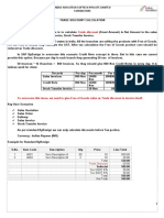 Trade Discount Calculation Document