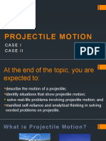 1 Projectile Motion Case I and II