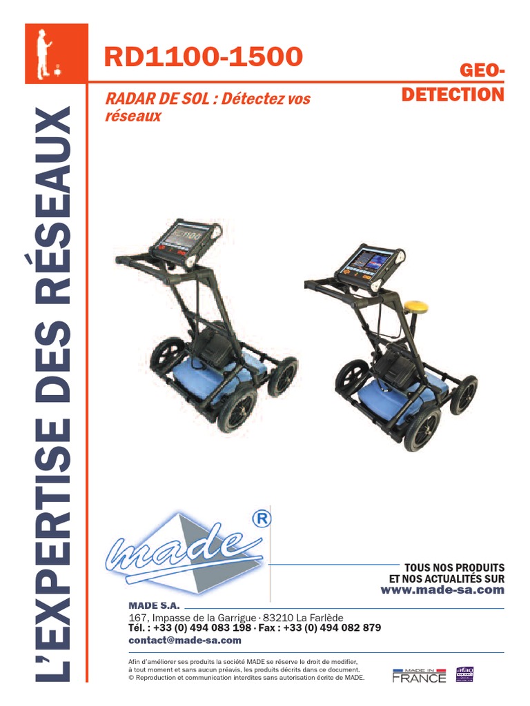 Radiodetection RD1100 RD1500 | PDF | USB | Wi-Fi