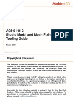 A05-01-012 Studio Model and Mesh Fixing - Tooling Guide: March, 2020