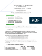 Examen Finance Ifid 2005 25 Eme Promotion