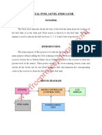 Digital Fuel Level Indicator: Synopsis