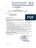 Surat Edaran Pembatasan Kegiatan UM Jember 31 Juli 2021