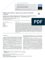 Oxidative Stress Markers in Cognitively Intact Patients With Diabetic T Neuropathy