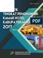 Statistik Tingkat Penghunian Kamar Hotel Kabupaten Magelang 2017 - 4