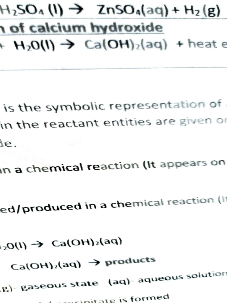 Chemical Reactions and Equations | PDF | Hydroxide | Chemistry