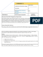 Jobsheet - 1 Manajemen Dasar Mikrotik