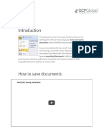 Word 2007 - Saving Documents Print Page
