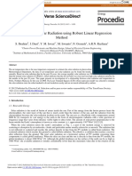 An Estimation of Solar Radiation Using Robust Linear Regression Method