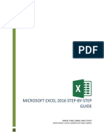 Microsoft Excel 2016 Step-By-Step Guide