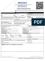 Customer Information Form