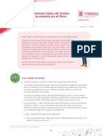 1 - Leo Diversos Tipos de Texto Sobre La Anemia en El Perú - Un