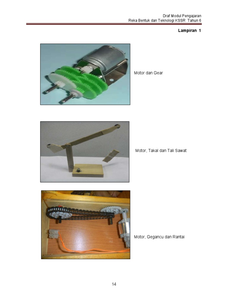 Sistem Pergerakan Kit Model