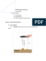 V. Lesson Proper: Lesson 1. - Conditioning/Warm-up Exercises