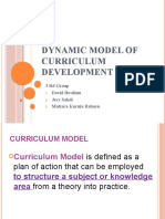 Dynamic Curriculum